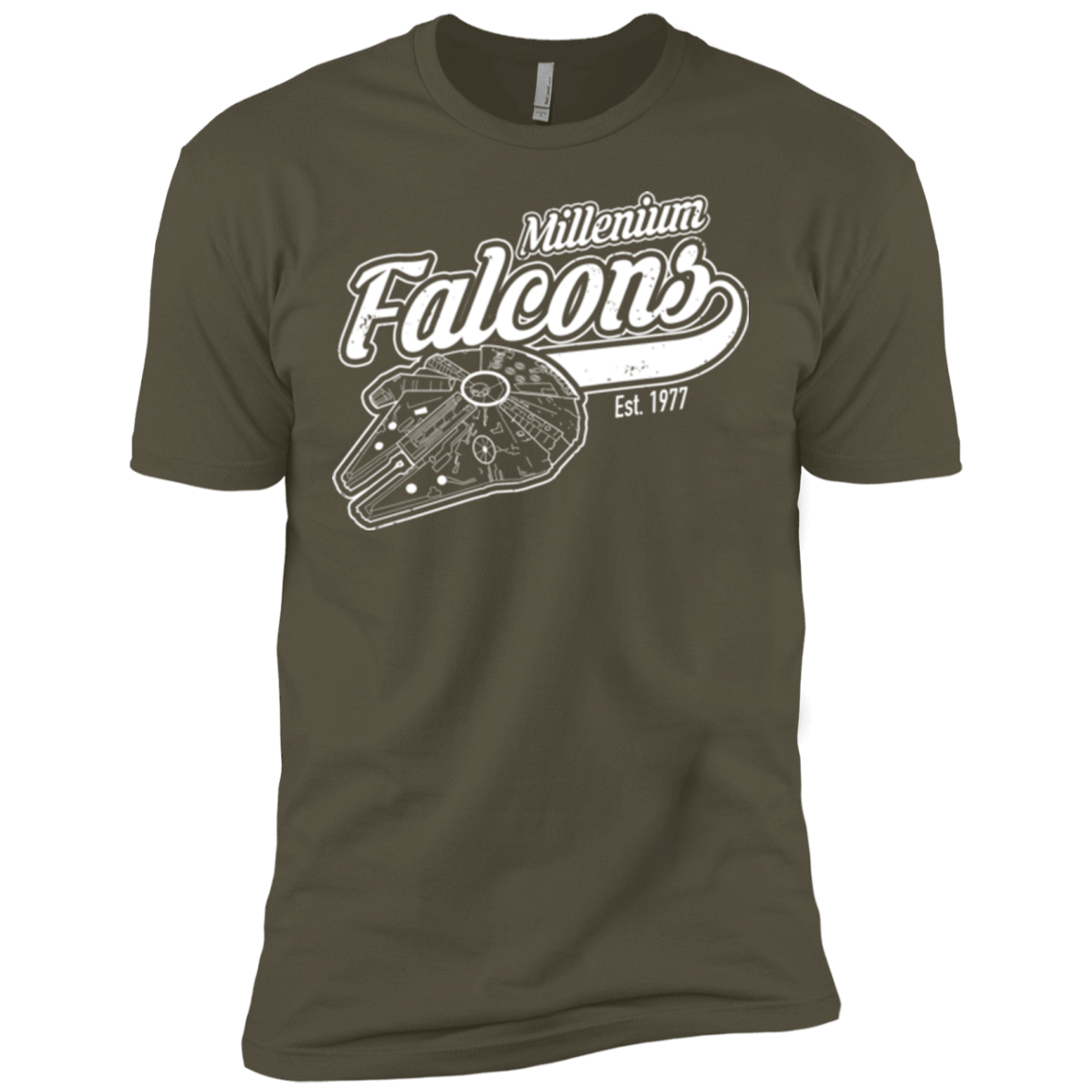 T-Shirts Military Green / X-Small Millenium falcons Men's Premium T-Shirt