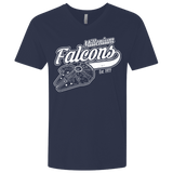 T-Shirts Midnight Navy / X-Small Millenium falcons Men's Premium V-Neck