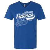 T-Shirts Royal / X-Small Millenium falcons Men's Premium V-Neck
