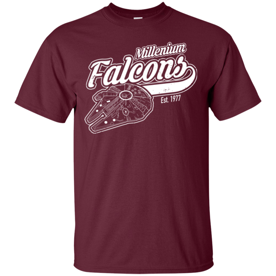 T-Shirts Maroon / Small Millenium falcons T-Shirt