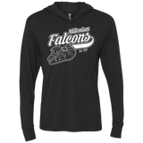 T-Shirts Vintage Black / X-Small Millenium falcons Triblend Long Sleeve Hoodie Tee