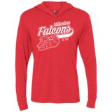 T-Shirts Vintage Red / X-Small Millenium falcons Triblend Long Sleeve Hoodie Tee