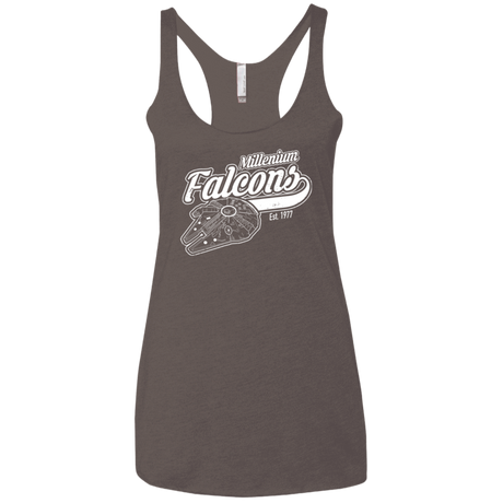 T-Shirts Macchiato / X-Small Millenium falcons Women's Triblend Racerback Tank