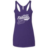 T-Shirts Purple / X-Small Millenium falcons Women's Triblend Racerback Tank