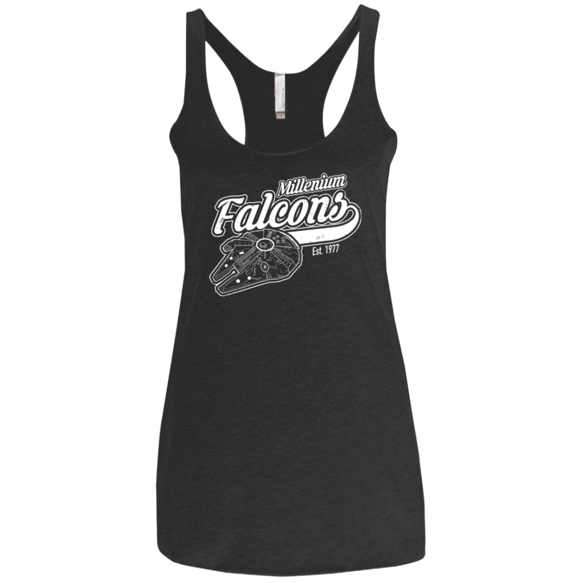 T-Shirts Vintage Black / X-Small Millenium falcons Women's Triblend Racerback Tank