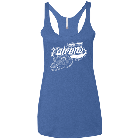 T-Shirts Vintage Royal / X-Small Millenium falcons Women's Triblend Racerback Tank