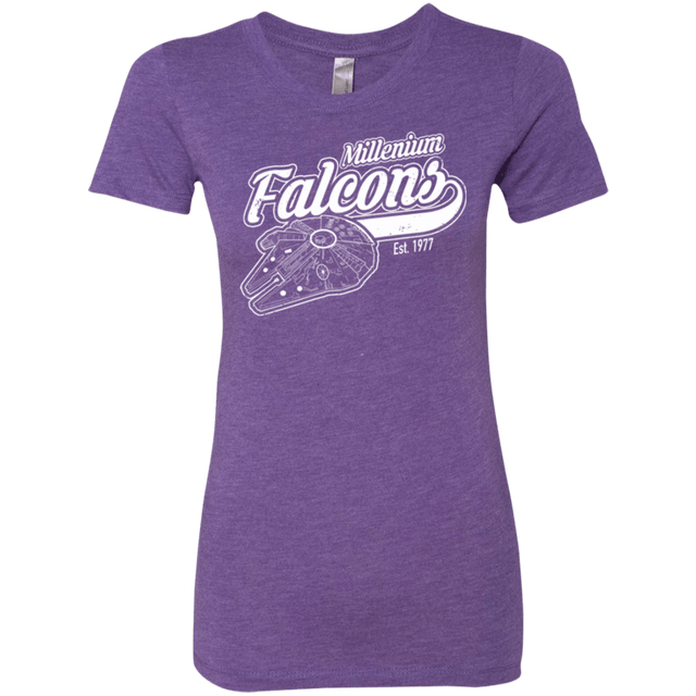 T-Shirts Purple Rush / Small Millenium falcons Women's Triblend T-Shirt