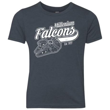 T-Shirts Vintage Navy / YXS Millenium falcons Youth Triblend T-Shirt