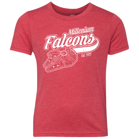 T-Shirts Vintage Red / YXS Millenium falcons Youth Triblend T-Shirt
