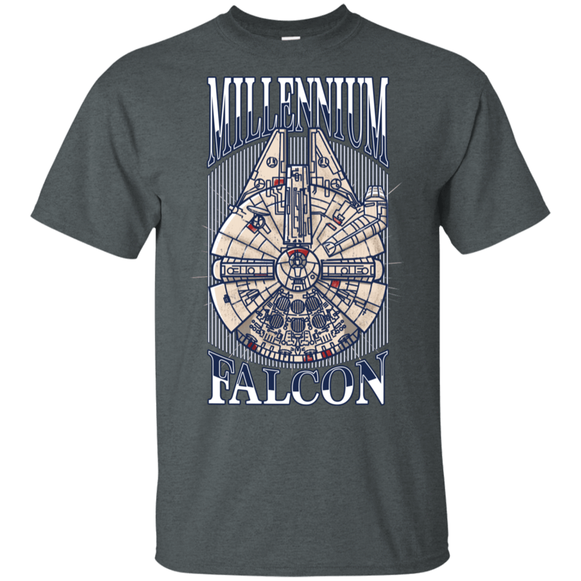 T-Shirts Dark Heather / S Millennium Falcon T-Shirt