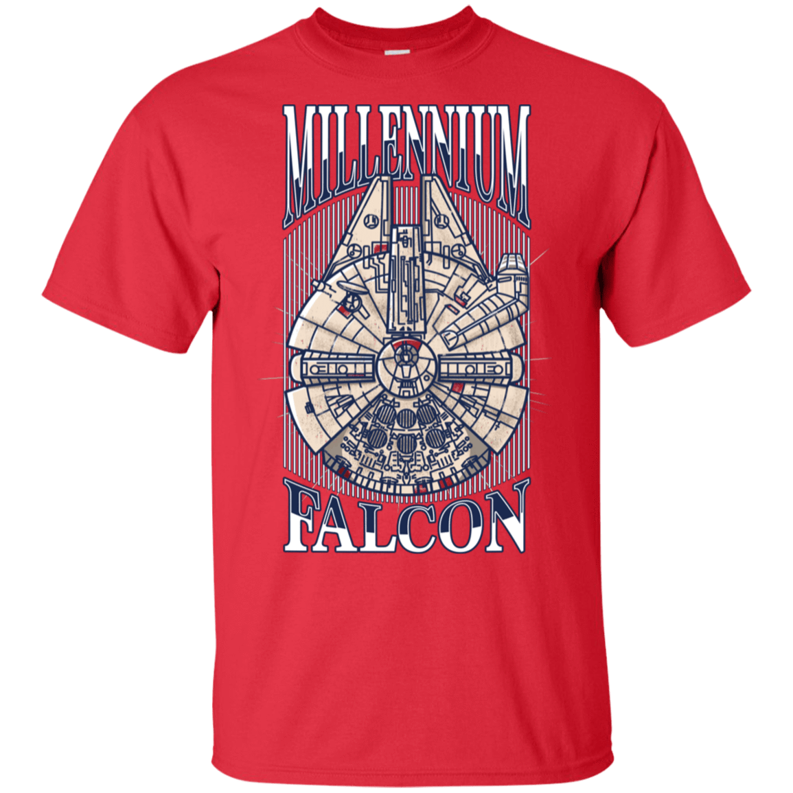 T-Shirts Red / S Millennium Falcon T-Shirt