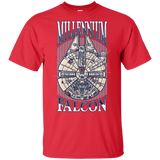T-Shirts Red / S Millennium Falcon T-Shirt