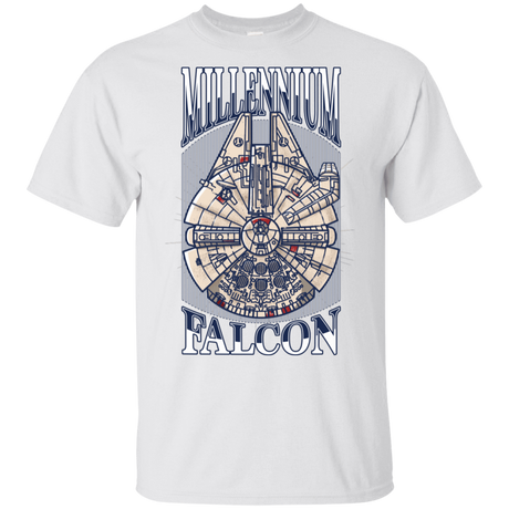 T-Shirts White / S Millennium Falcon T-Shirt