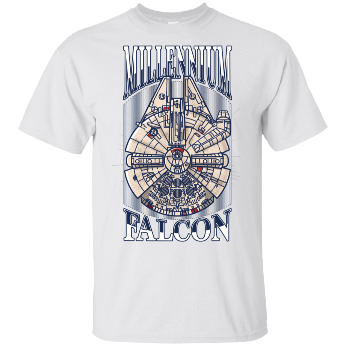 T-Shirts White / S Millennium Falcon T-Shirt