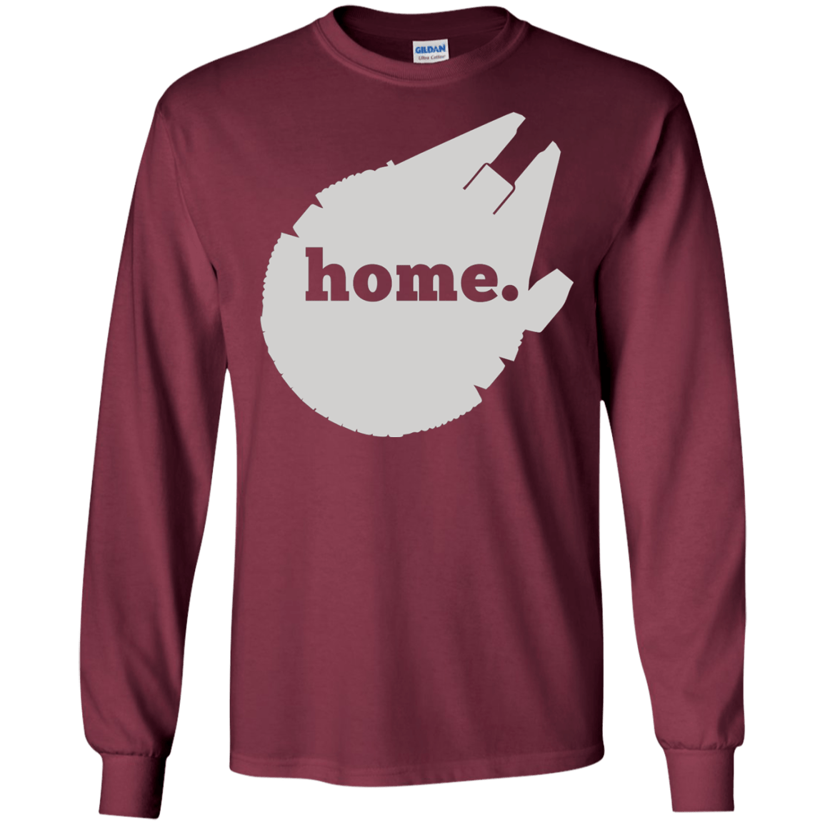 T-Shirts Maroon / S Millennium Home Men's Long Sleeve T-Shirt