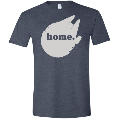 T-Shirts Heather Navy / S Millennium Home Men's Semi-Fitted Softstyle