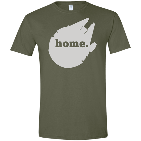 T-Shirts Military Green / S Millennium Home Men's Semi-Fitted Softstyle