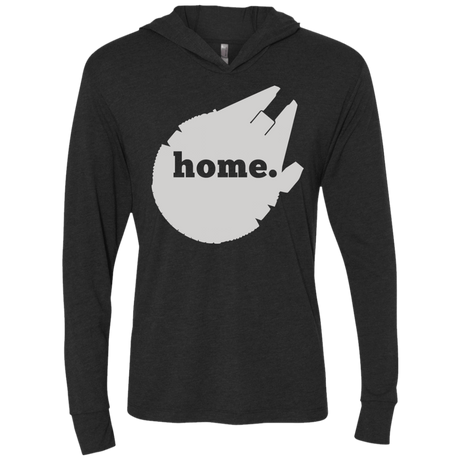 T-Shirts Vintage Black / X-Small Millennium Home Triblend Long Sleeve Hoodie Tee