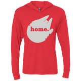 T-Shirts Vintage Red / X-Small Millennium Home Triblend Long Sleeve Hoodie Tee