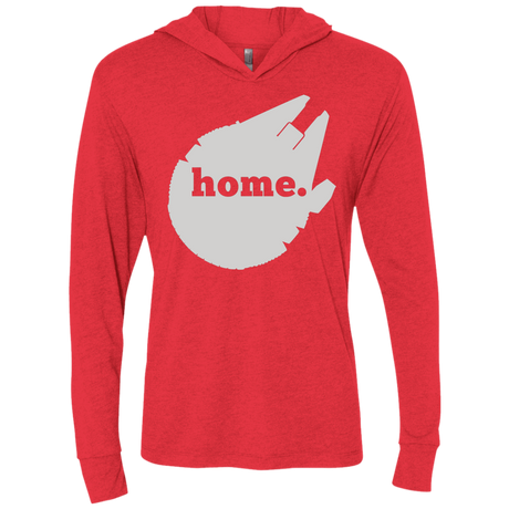 T-Shirts Vintage Red / X-Small Millennium Home Triblend Long Sleeve Hoodie Tee