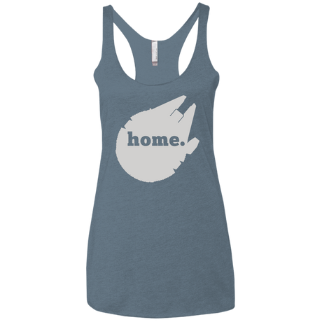 T-Shirts Indigo / X-Small Millennium Home Women's Triblend Racerback Tank