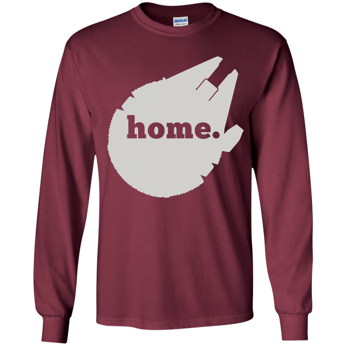 T-Shirts Maroon / YS Millennium Home Youth Long Sleeve T-Shirt
