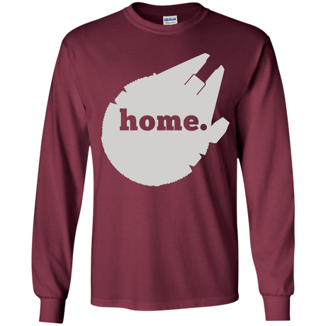 T-Shirts Maroon / YS Millennium Home Youth Long Sleeve T-Shirt