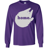 T-Shirts Purple / YS Millennium Home Youth Long Sleeve T-Shirt