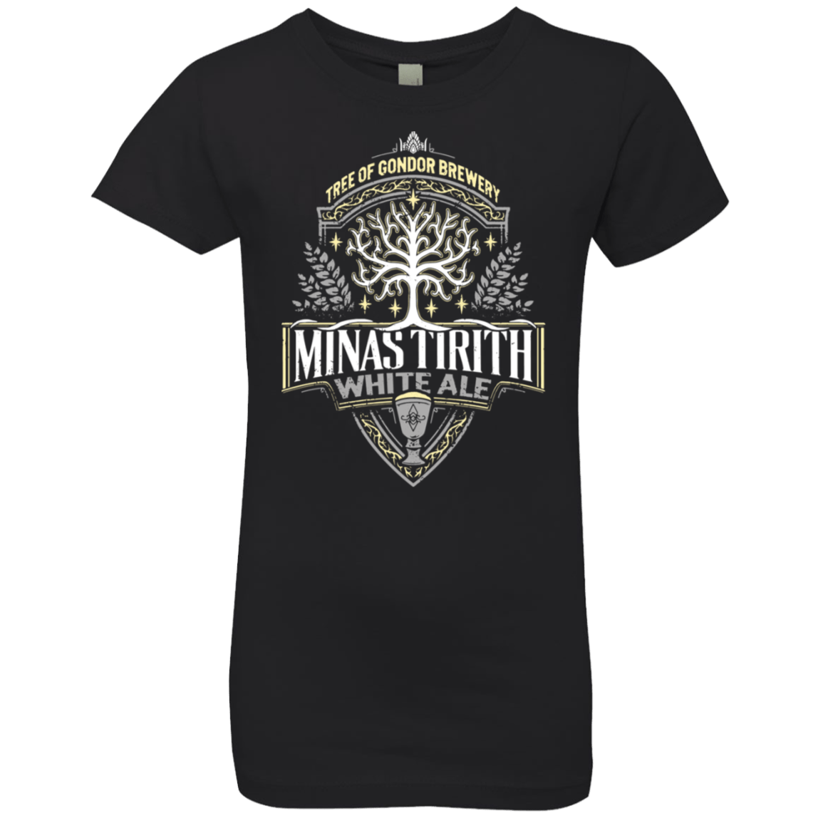 T-Shirts Black / YXS Minas Tirith Girls Premium T-Shirt