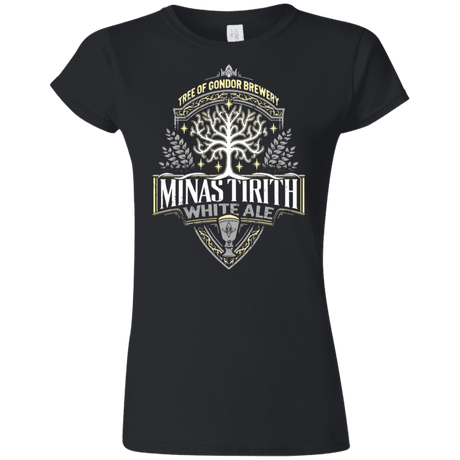 T-Shirts Black / S Minas Tirith Junior Slimmer-Fit T-Shirt