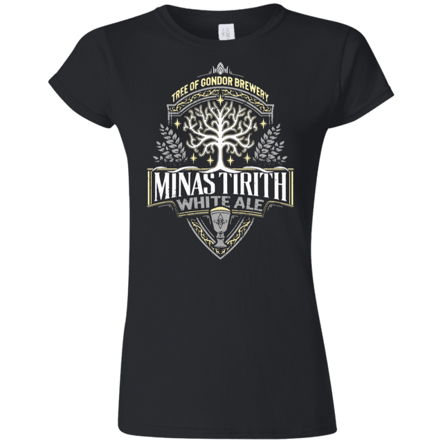 T-Shirts Black / S Minas Tirith Junior Slimmer-Fit T-Shirt