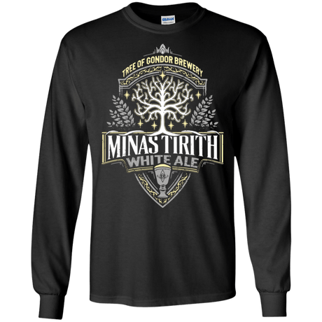 T-Shirts Black / S Minas Tirith Men's Long Sleeve T-Shirt