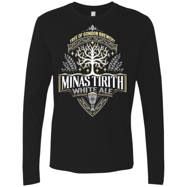 T-Shirts Black / S Minas Tirith Men's Premium Long Sleeve