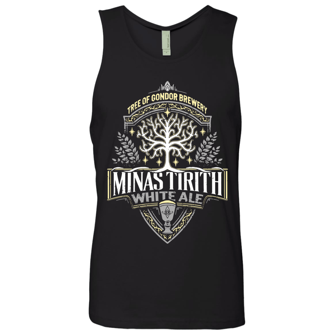 T-Shirts Black / S Minas Tirith Men's Premium Tank Top