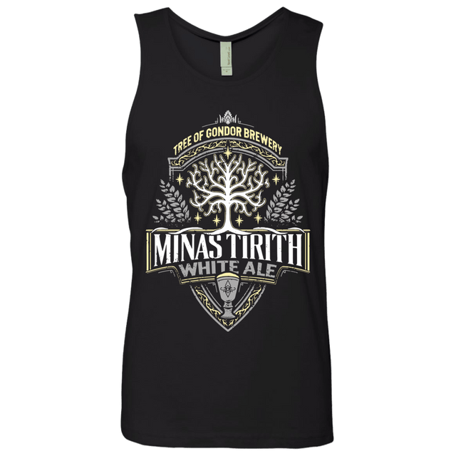 T-Shirts Black / S Minas Tirith Men's Premium Tank Top