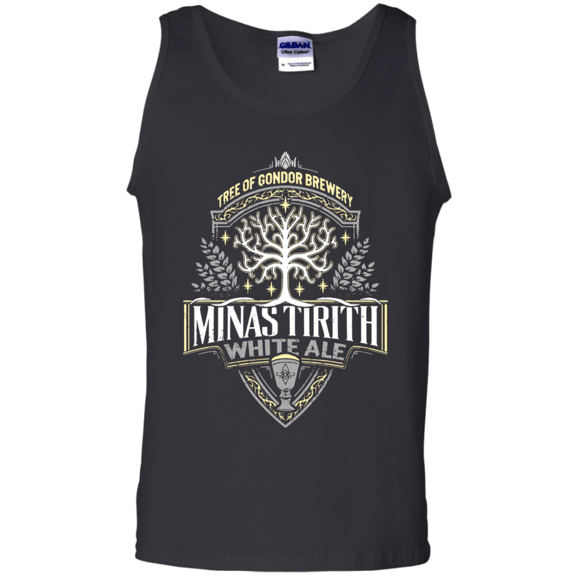 T-Shirts Black / S Minas Tirith Men's Tank Top