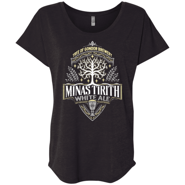 T-Shirts Vintage Black / X-Small Minas Tirith Triblend Dolman Sleeve