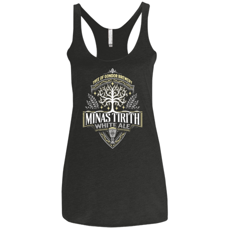 T-Shirts Vintage Black / X-Small Minas Tirith Women's Triblend Racerback Tank
