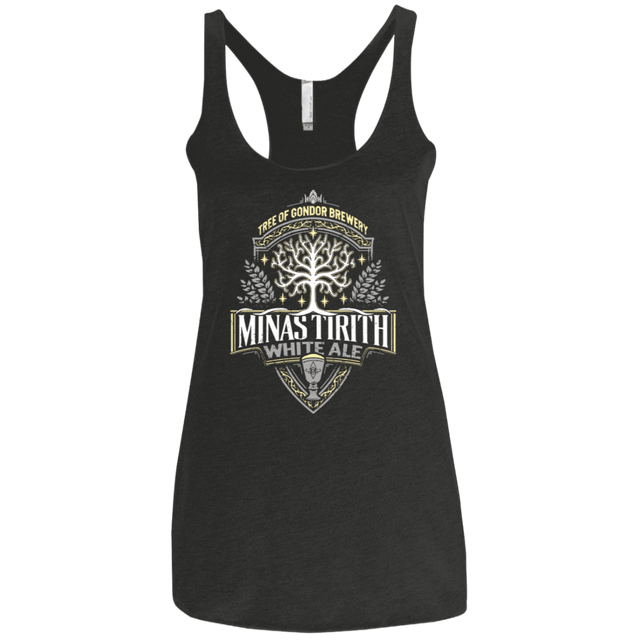 T-Shirts Vintage Black / X-Small Minas Tirith Women's Triblend Racerback Tank