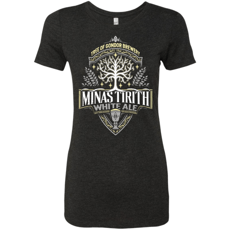 T-Shirts Vintage Black / S Minas Tirith Women's Triblend T-Shirt