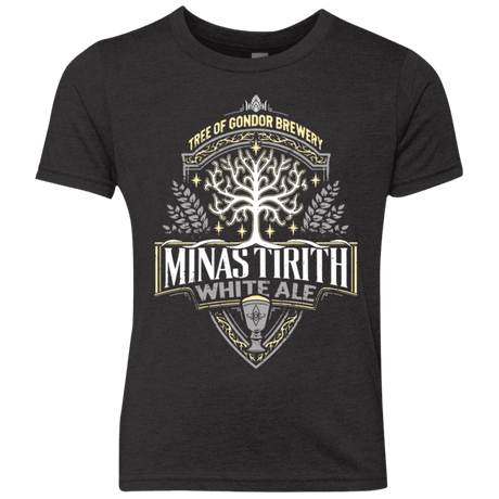 T-Shirts Vintage Black / YXS Minas Tirith Youth Triblend T-Shirt