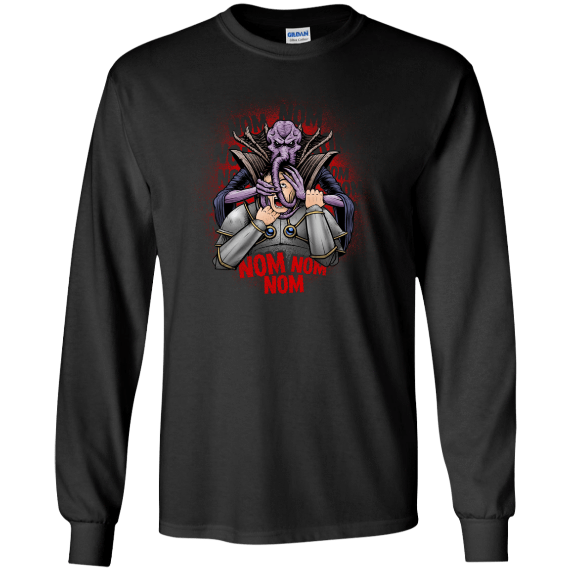 T-Shirts Black / S Mind Flayer Men's Long Sleeve T-Shirt