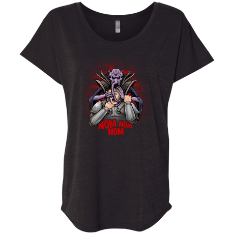 T-Shirts Vintage Black / X-Small Mind Flayer Triblend Dolman Sleeve