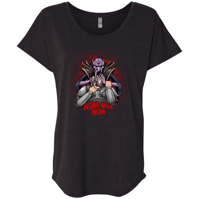 T-Shirts Vintage Black / X-Small Mind Flayer Triblend Dolman Sleeve