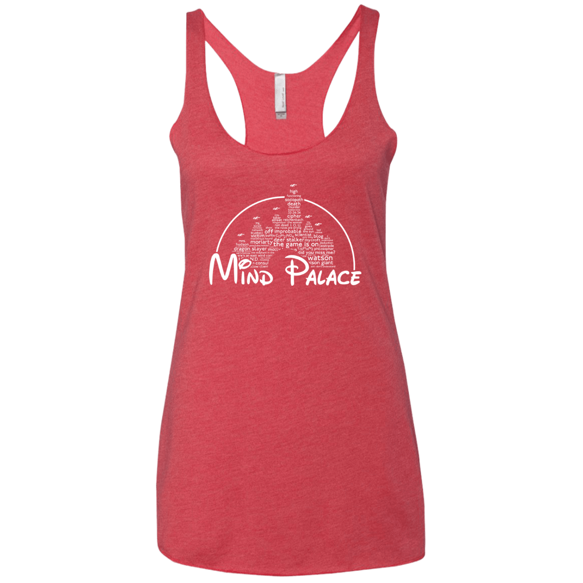 T-Shirts Vintage Red / X-Small Mind Palace Women's Triblend Racerback Tank