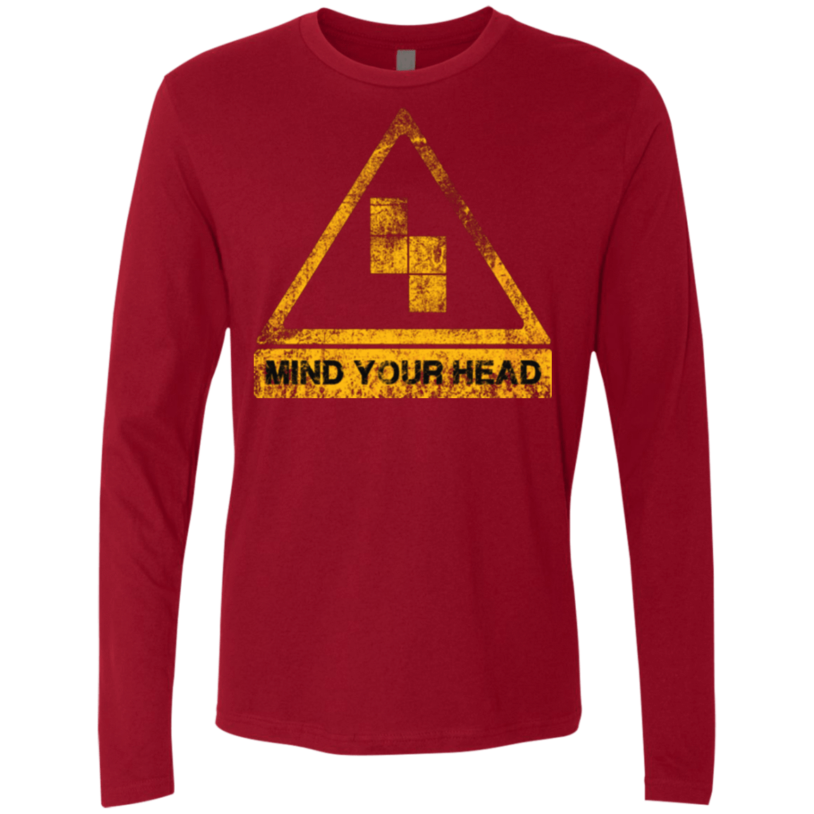 T-Shirts Cardinal / Small MIND YOUR HEAD Men's Premium Long Sleeve