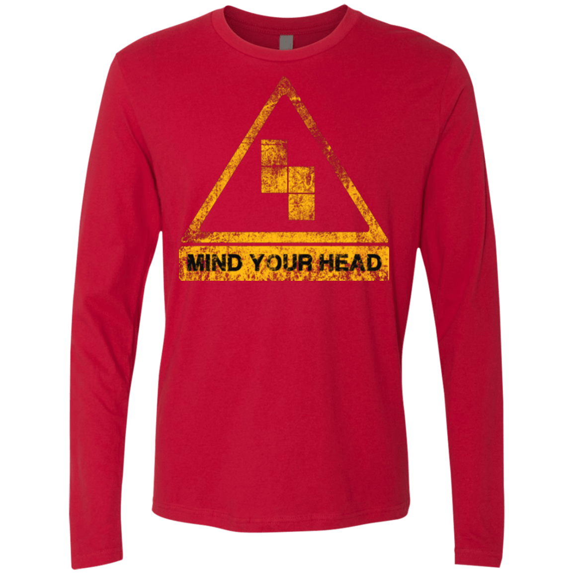 T-Shirts Red / Small MIND YOUR HEAD Men's Premium Long Sleeve