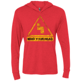 T-Shirts Vintage Red / X-Small MIND YOUR HEAD Triblend Long Sleeve Hoodie Tee