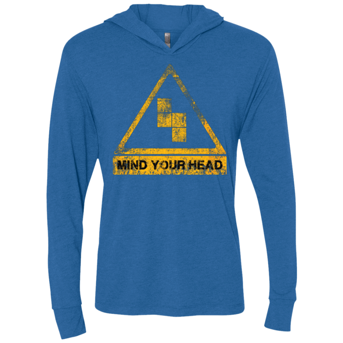 T-Shirts Vintage Royal / X-Small MIND YOUR HEAD Triblend Long Sleeve Hoodie Tee