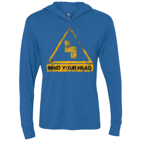 T-Shirts Vintage Royal / X-Small MIND YOUR HEAD Triblend Long Sleeve Hoodie Tee